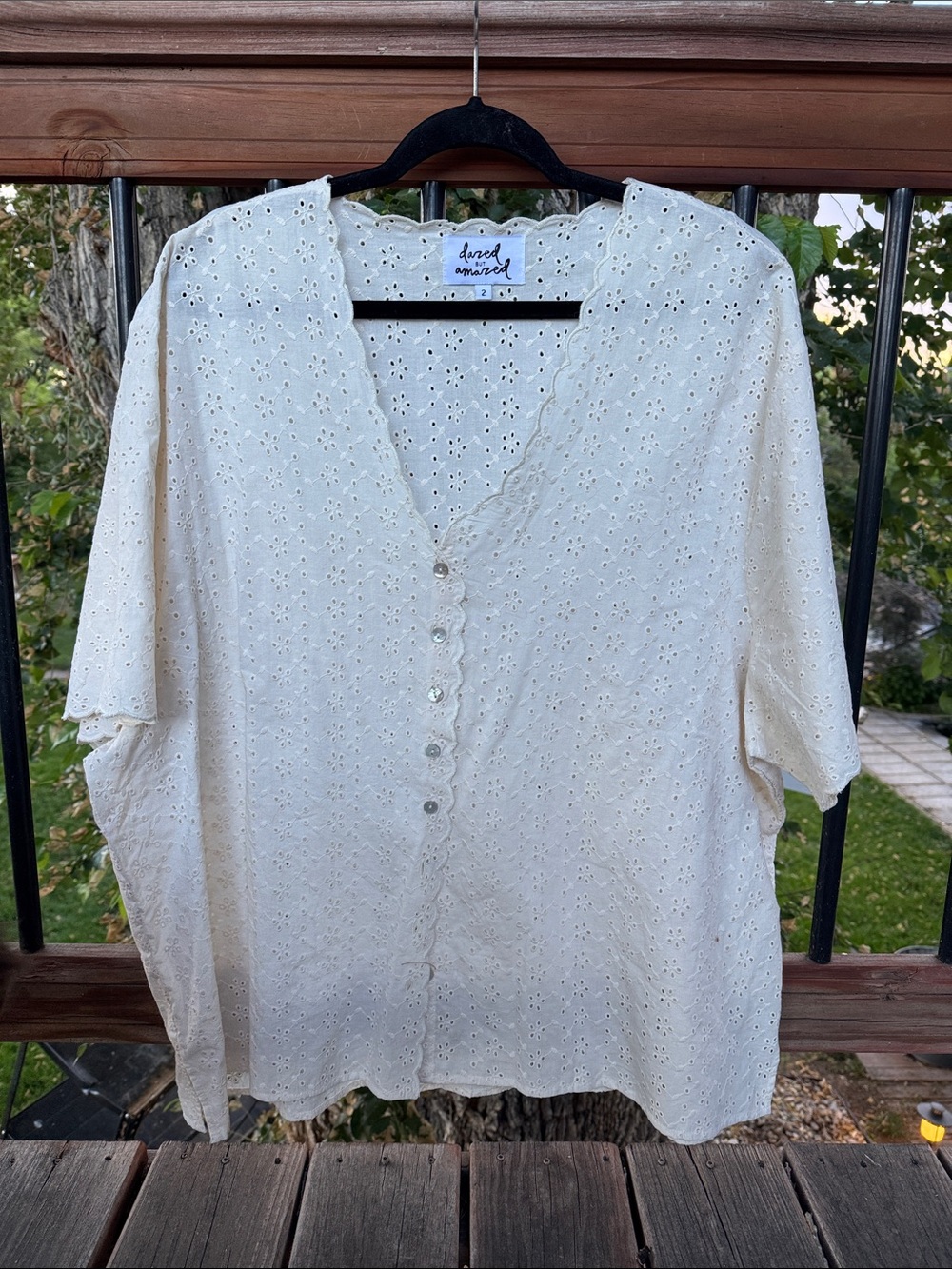 Dazed But Amazed Nostalgia Blouse SZ 2